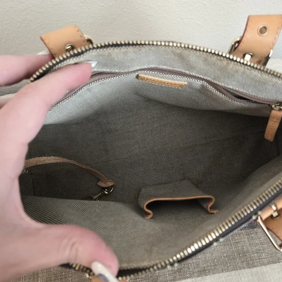 Dooney & Bourke Dark Brown and Tan Satchel, 4 Piece Set! - Picture 12 of 16